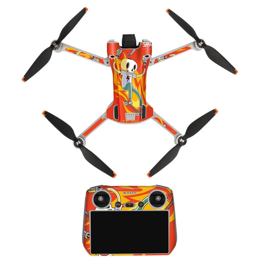 SunnyLife Dron+Remote Control Protective Sticker para la versión RC para DJI Mini 3 Pro (Skateboard)