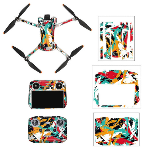 SunnyLife Dron+Remote Control Protective Sticker para la versión RC para DJI Mini 3 Pro (Graffiti de ritmo) — imagen 2