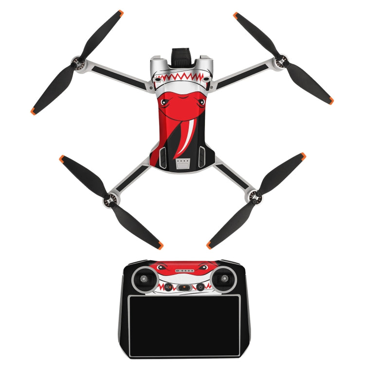 SunnyLife Dron+Remote Control Protective Sticker para la versión RC para DJI Mini 3 Pro (Red de tiburón)