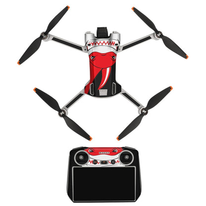 SunnyLife Dron+Remote Control Protective Sticker para la versión RC para DJI Mini 3 Pro (Red de tiburón)