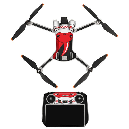 SunnyLife Dron+Remote Control Protective Sticker para la versión RC para DJI Mini 3 Pro (Red de tiburón)