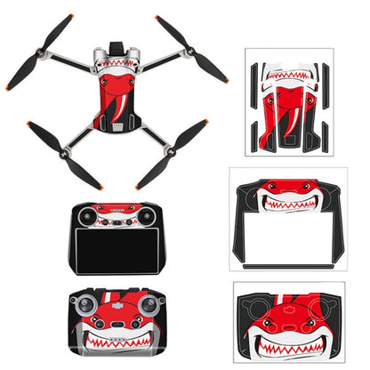 SunnyLife Dron+Remote Control Protective Sticker para la versión RC para DJI Mini 3 Pro (Red de tiburón) — imagen 2