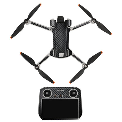 SunnyLife Dron+Remote Control Protective Sticker para la versión RC para DJI Mini 3 Pro (negro de carbono)