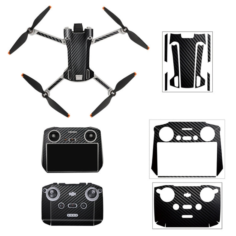 SunnyLife Dron+Remote Control Protective Sticker para la versión RC para DJI Mini 3 Pro (negro de carbono) — imagen 2