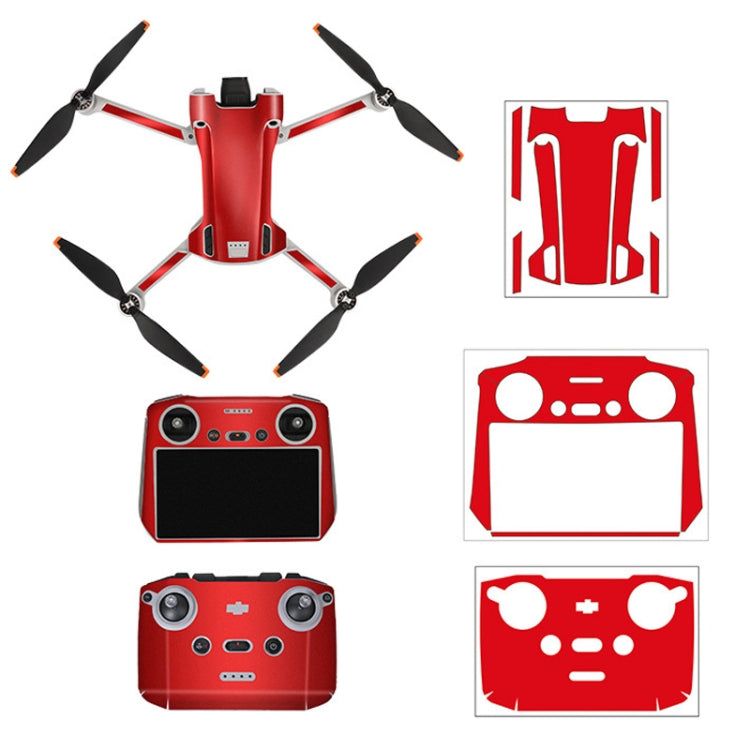 SunnyLife Dron+Remote Control Protective Sticker para la versión RC para DJI Mini 3 Pro (Aurora Red) — imagen 2