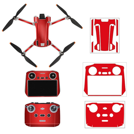 SunnyLife Dron+Remote Control Protective Sticker para la versión RC para DJI Mini 3 Pro (Aurora Red) — imagen 2