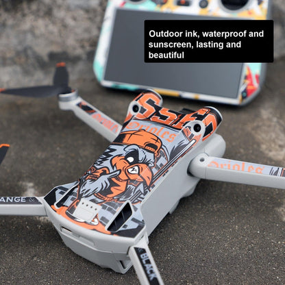 SunnyLife Dron+Remote Control Protective Sticker para la versión RC para DJI Mini 3 Pro (Aurora Red) — imagen 7