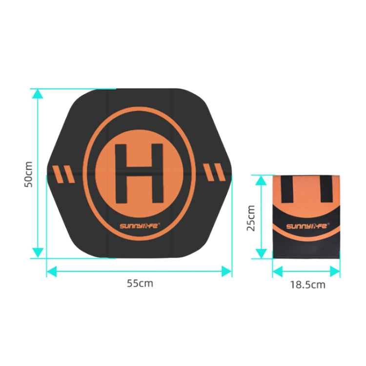 Sunnylife Dron Universal de cuero plegable de doble cara, tamaño: 55 x 50 cm — imagen 3