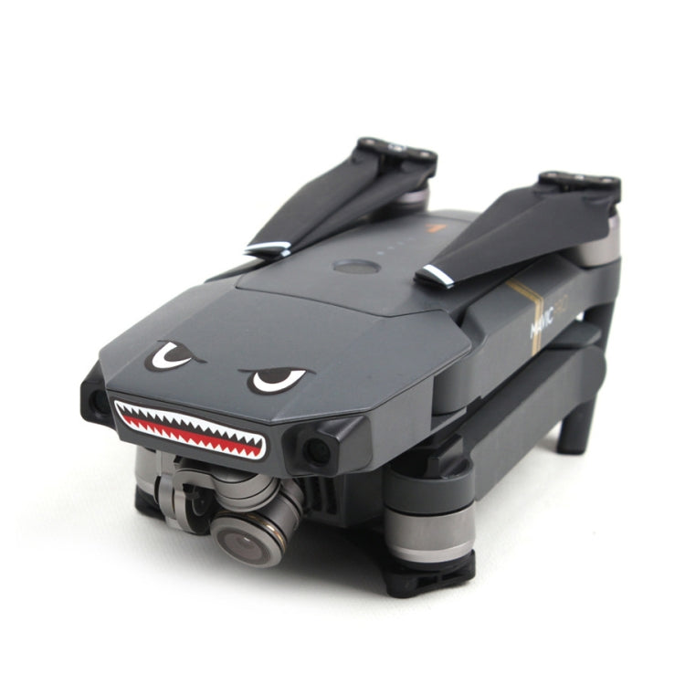 Sets 3 Pegatina de batería de carrocería de emoji de tiburón de drones (negro azul) — imagen 4