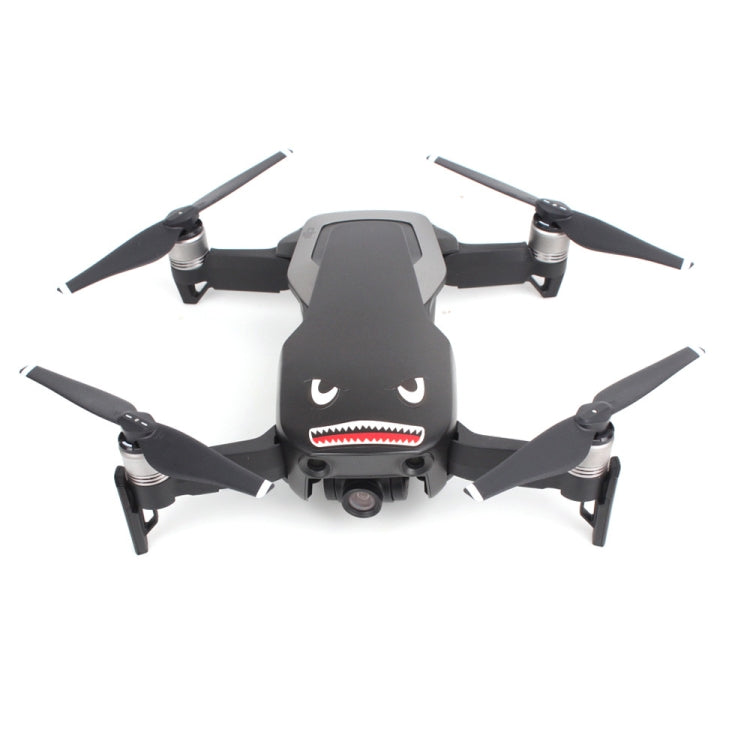 Sets 3 Pegatina de batería de carrocería de emoji de tiburón de drones (negro azul) — imagen 5