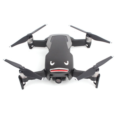 Sets 3 Pegatina de batería de carrocería de emoji de tiburón de drones (negro azul) — imagen 5