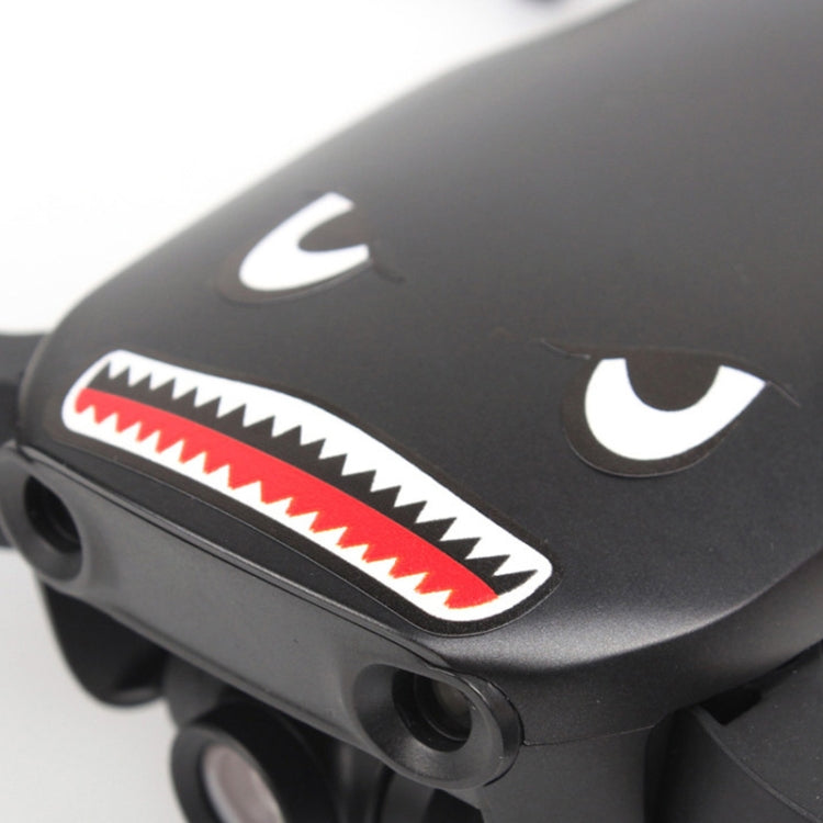 Sets 3 Pegatina de batería de carrocería de emoji de tiburón de drones (negro azul) — imagen 6