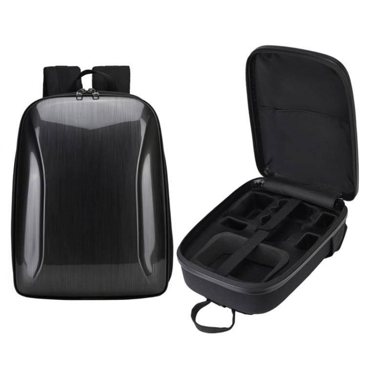 Mochila de carcasa dura por compresión impermeable, Tamaño: 127 Pequeño para DJI Mini 3 Pro (gris cepillado)