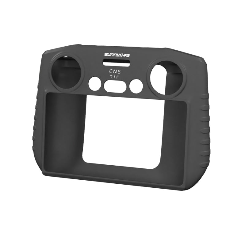 Funda Sunnylife para RC control remoto protectora de silicona, estilo: sin capucha para DJI Mini 3 Pro (negro)