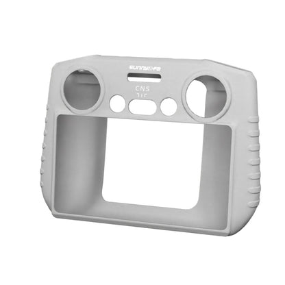 Funda Sunnylife para RC control remoto protectora de silicona, estilo: sin capucha para DJI Mini 3 Pro (gris)