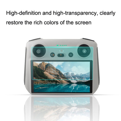 Película de vidrio Sunnylife MM3-GHM387 9H 2.5D HD templado para control remoto para DJI Mini 3 Pro (como se muestra) — imag…