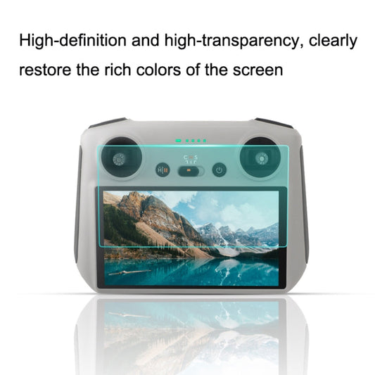 Película de vidrio Sunnylife MM3-GHM387 9H 2.5D HD templado para control remoto para DJI Mini 3 Pro (como se muestra) — imag…
