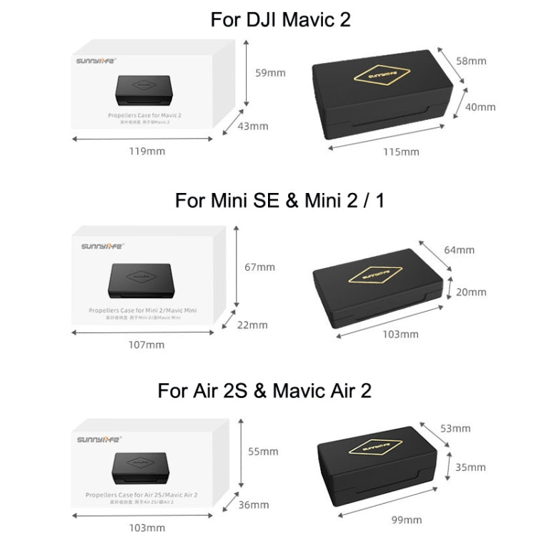 Hélice Caja de almacenamiento portátil Sunnylife M2-SN9355 Blade para para DJI Mavic 2 — imagen 3