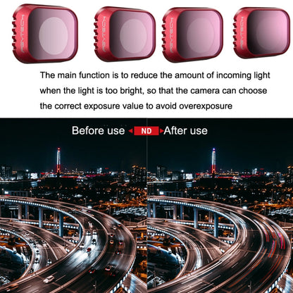 Lente protectora de filtro ND8 + ND16 + ND32 + ND64 PGYTECH y sensor para DJI Mini 3 Pro — imagen 2