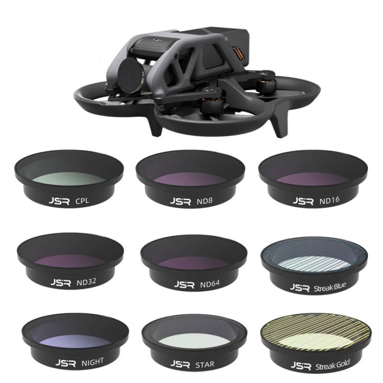 Filtro de lente de filtro de drones JSR, estilo: ND16 para DJI Avata — imagen 2