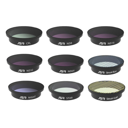 Filtro de lente de filtro JSR Dron, estilo: 9 en 1 para DJI Avata