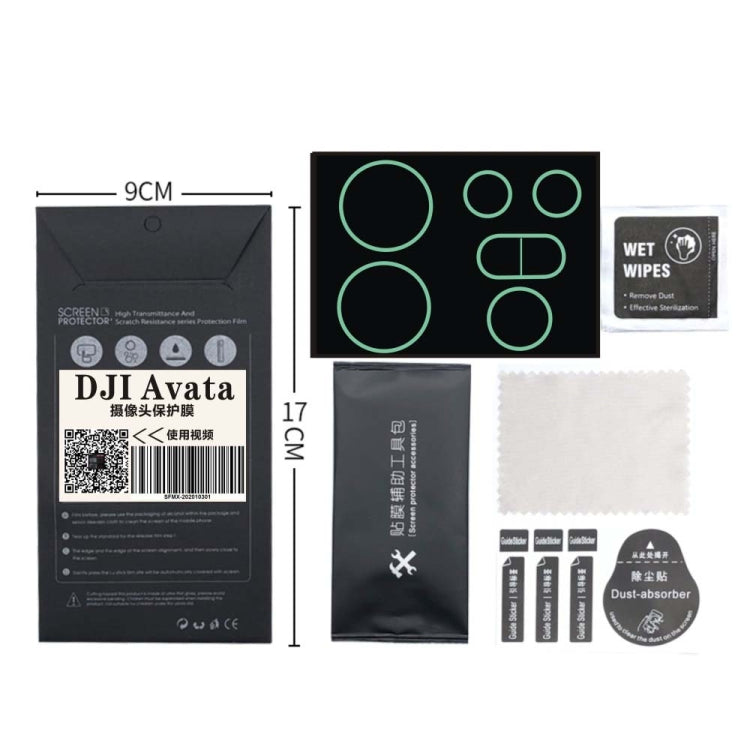 Lente Sensor+ +Gafas mica protectora Película antiarañazos para DJI Avata — imagen 2