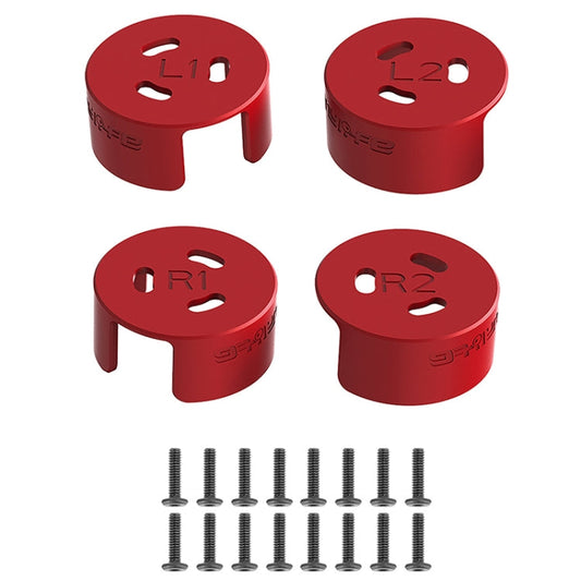 Set 4 PCS / Sunnylife AT-MD475 Cubierta de motor de aleación de aluminio impermeable a prueba de polvo para DJI Avata (Rojo)