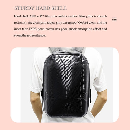 Mochila de fibra de carbono para PC de carcasa dura para DJI Mini 3 Pro (gris oscuro) — imagen 6