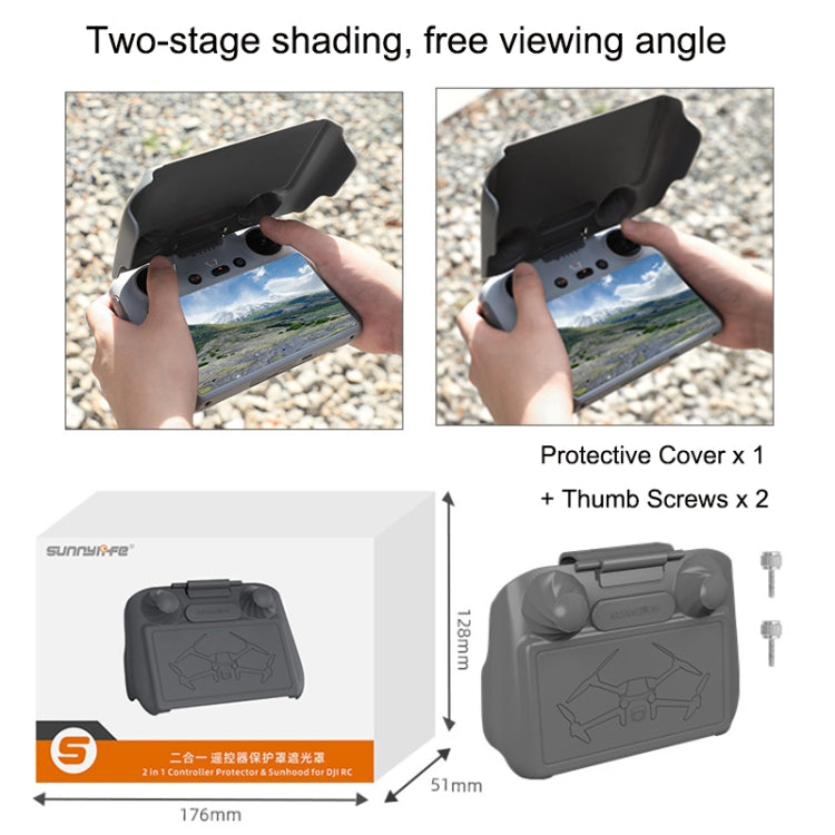 Cubierta Sunnylife MM3-YK466 RC Joystick Pantalla Resistente a los arañazos control remoto protectora para DJI Mini 3 Pro (G…
