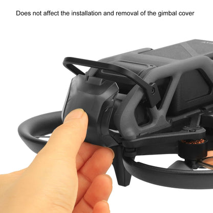 Lente Parachoques anticolisión de aluminio con cardán Sunnylife para DJI Avata (negro) — imagen 5