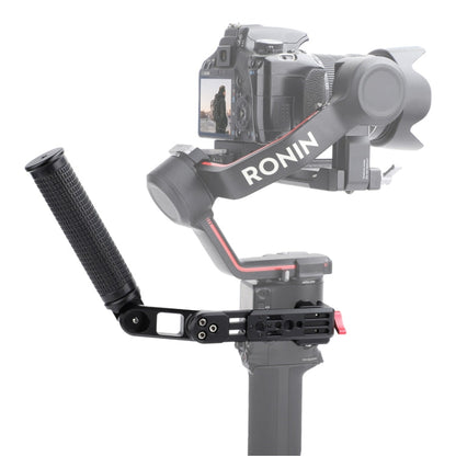Ronin estabilizador de mango de aleación de aluminio de ángulo ajustable para DJI RS 3 Pro (negro)