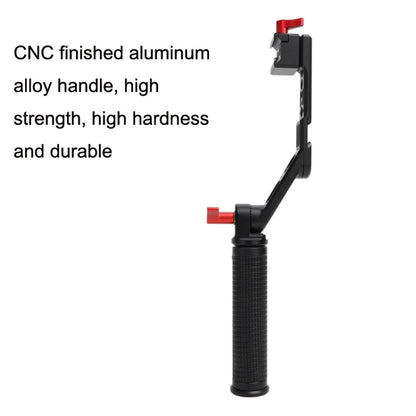 Ronin estabilizador de mango de aleación de aluminio de ángulo ajustable para DJI RS 3 Pro (negro) — imagen 3