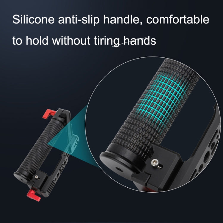 Ronin estabilizador de mango de aleación de aluminio de ángulo ajustable para DJI RS 3 Pro (negro) — imagen 5
