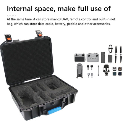Estuche Dron Almacenamiento Box portátil a prueba de explosiones para DJI Mavic 3 Classic (Negro) — imagen 3