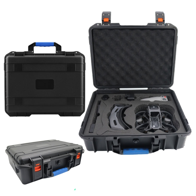 Bolsa Dron Caja a prueba de explosiones a prueba de golpes e impermeable para DJI Avata (Negro)