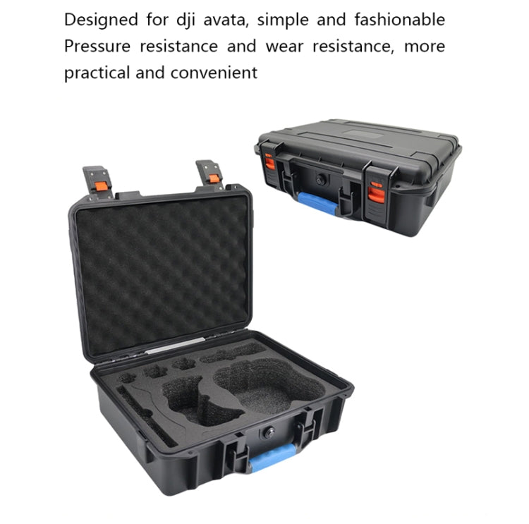 Bolsa Dron Caja a prueba de explosiones a prueba de golpes e impermeable para DJI Avata (Negro) — imagen 3