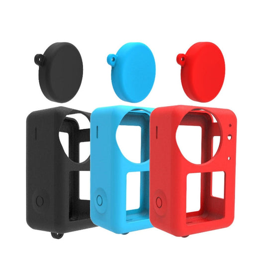 Funda protectora de silicona Tapa de lente para DJI Osmo Action 3 (Azul) — imagen 2