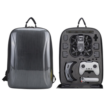 Bolsa de almacenamiento Bolsa de hombro impermeable de carcasa dura Mochila para DJI Avata (Gris cepillado)