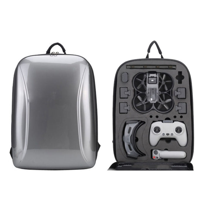 Bolsa de almacenamiento Bolsa de hombro impermeable de carcasa dura Mochila para DJI Avata (Gris metalizado)