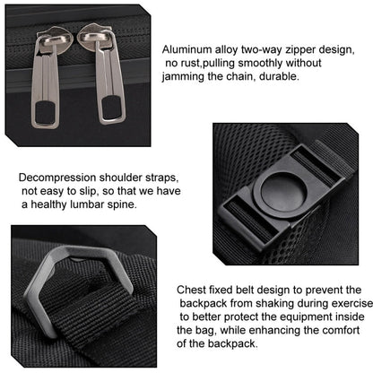 Bolsa de almacenamiento Bolsa de hombro impermeable de carcasa dura Mochila para DJI Avata (Gris cepillado) — imagen 6