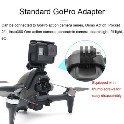 Soporte de adaptador de expansión FPV superior Soporte de cámara deportiva para DJI Osmo Action — imagen 3