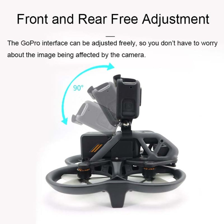 Soporte de cámara CQT Adaptador de expansión superior deportiva para DJI Osmo Action / Avata (913356) para DJI DJI Osmo Acti…