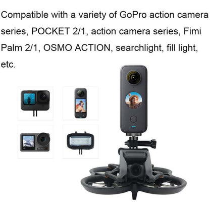 Soporte de cámara CQT Adaptador de expansión superior deportiva para DJI Osmo Action / Avata (913356) para DJI DJI Osmo Acti…