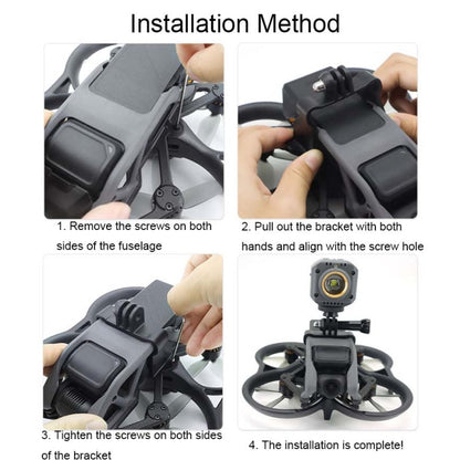 Soporte de cámara CQT Adaptador de expansión superior deportiva para DJI Osmo Action / Avata (913356) para DJI DJI Osmo Acti…