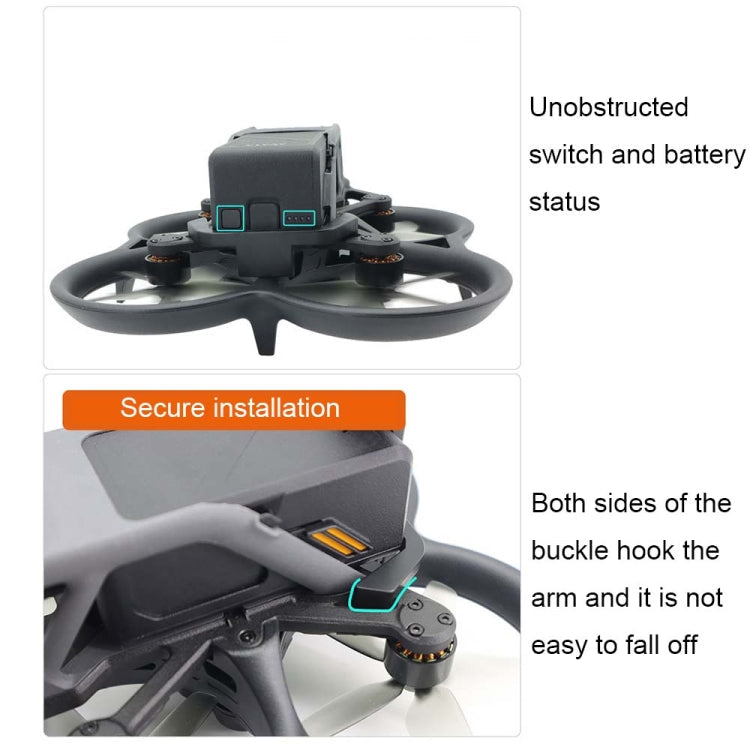 Batería CQT 913318 Cuerpo Refuerzo Anti-caída Hebilla para DJI Avata — imagen 3