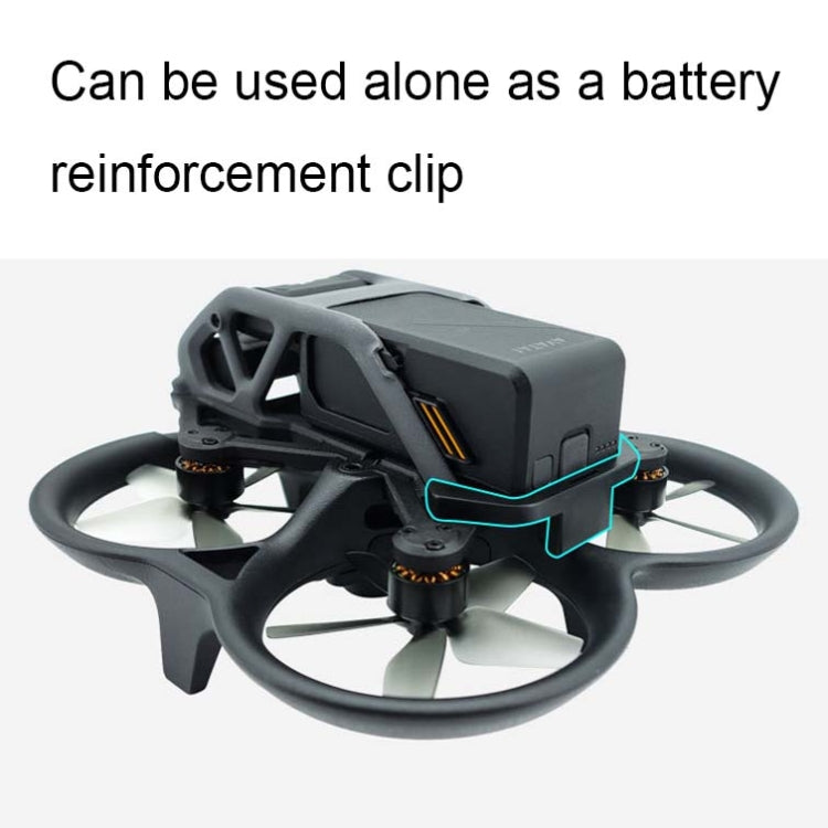 Batería CQT 2 en 1 anticaída decorativa ala trasera hebilla batería para DJI Avata (913491) — imagen 3