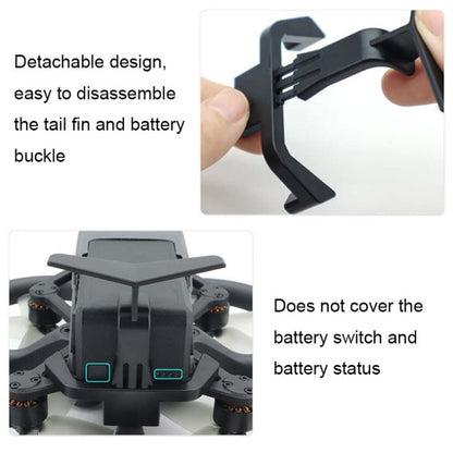Batería CQT 2 en 1 anticaída decorativa ala trasera hebilla batería para DJI Avata (913491) — imagen 4