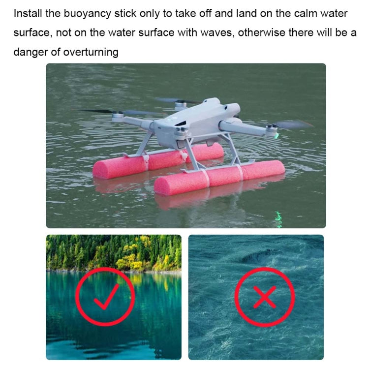 CQT 913492 Dron flotante elevado Tren de aterrizaje Varilla de flotabilidad para DJI Mini 3 Pro — imagen 5