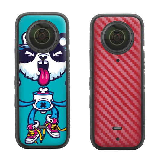 Sunnylife IST-TZ485 (Panda + patrón de carbono rojo)