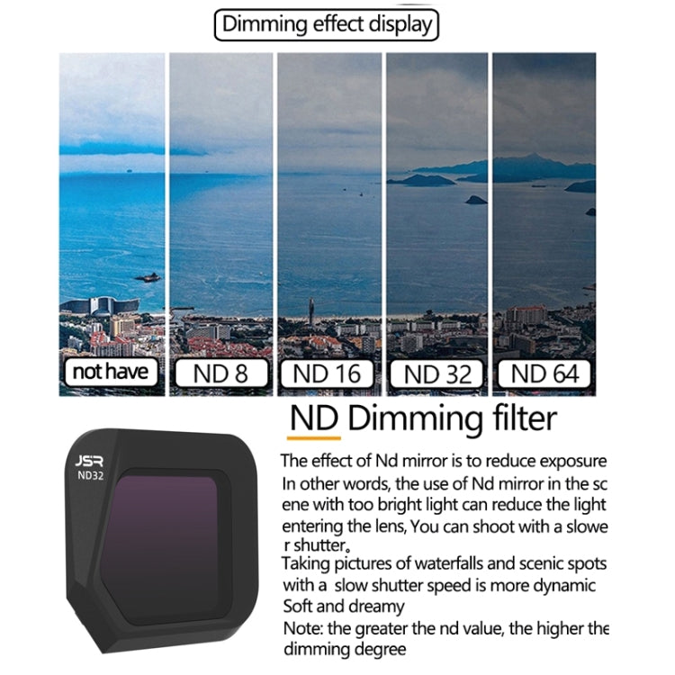 Filtro de dron JSR-1008 para Youth Edition, estilo: ND1000 para DJI Mavic 3 Classic — imagen 3